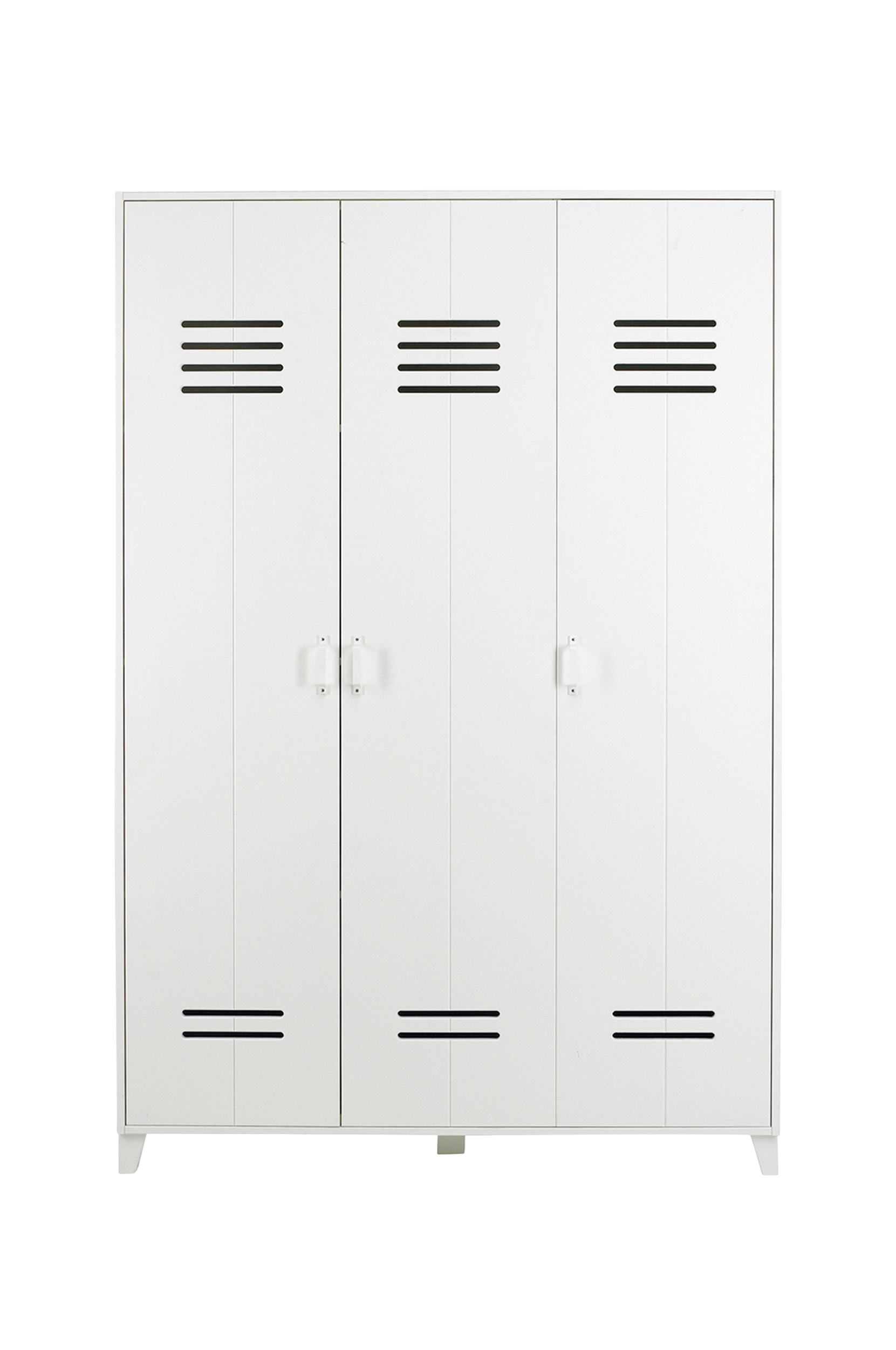 vtwonen - Garderob Locker, 3-dörrars - Vit