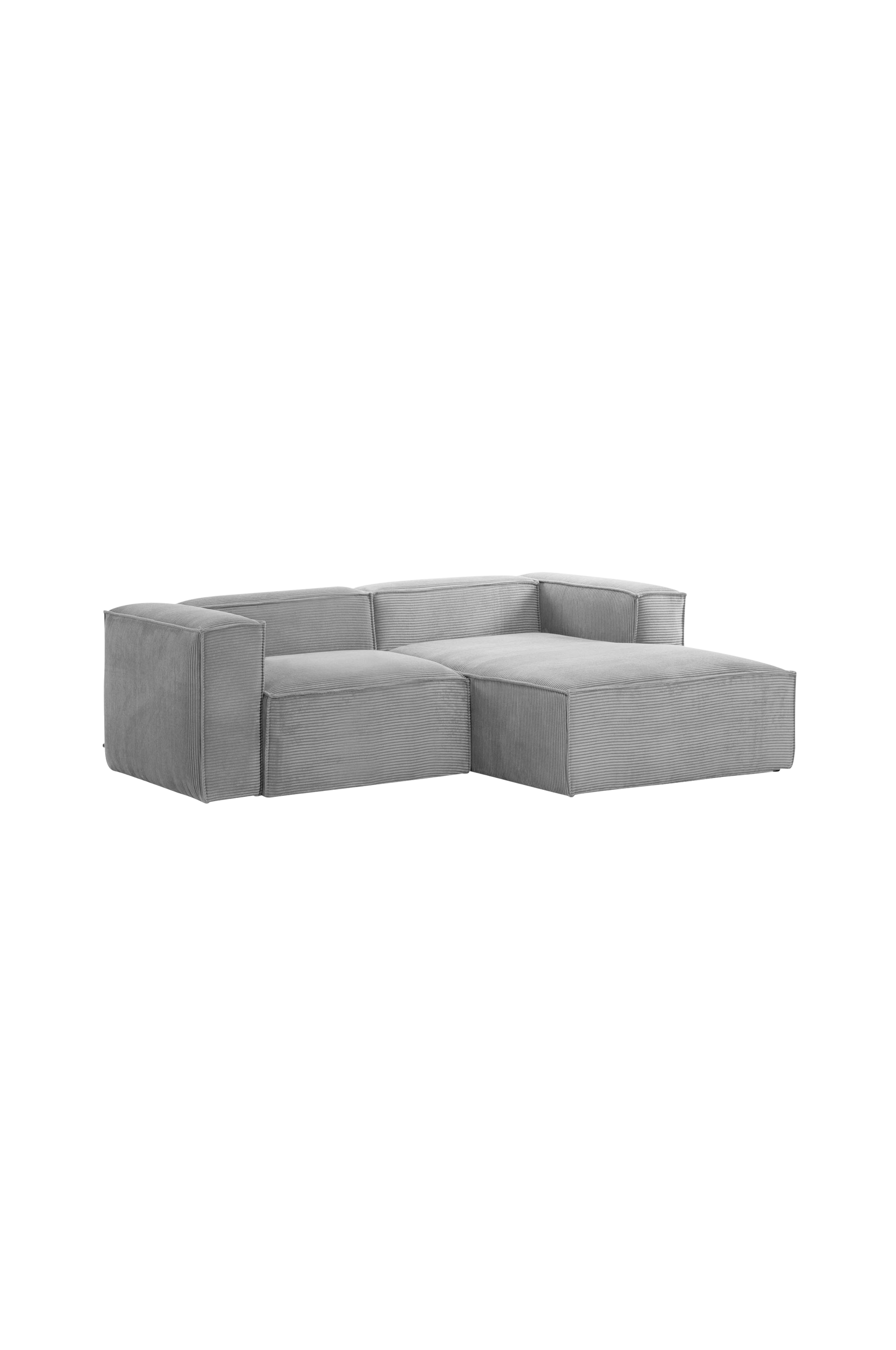 2:n istuttava sohva Blok 240 cm, divaani oikealla puolella