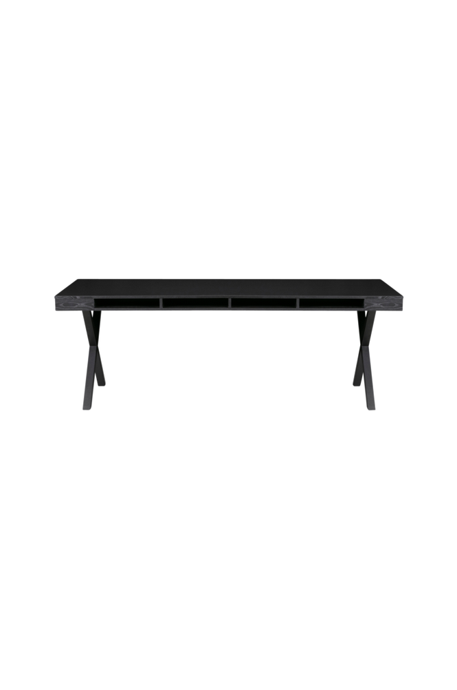 Woood Trian Dining Table with X Legs by Woood