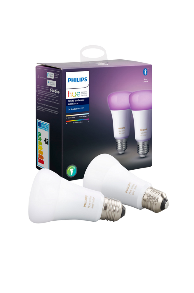 Hue White and Color E27 2-pack