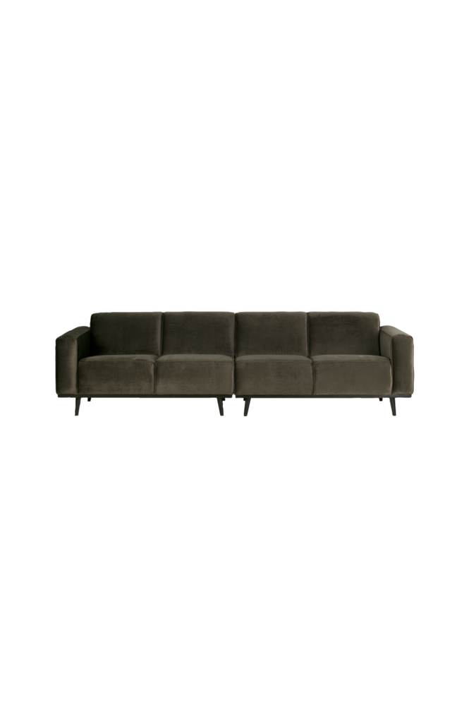 Unoliving Statement Sofa 4-pers. i mørk grøn velour