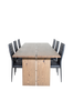 Ruokailuryhmä Lysekil ja ruokapöydän tuolit Sandviken, 6 kpl