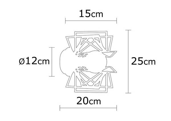 Bilde av Vegglampe Nemrut - N-953 - 30151
