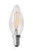 Shine LED Filament kynttilälamppu, Clear 45 mm