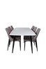 Ruokailuryhmä Penally Elips ja ruokapöydän tuolit Leone, 6 kpl