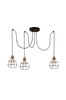 Riippuva kattovalaisin Wire-Fall1, 3 valonlähdettä