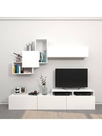 TV-bänk  - Tv-bänk Origami 200x33x42 cm, 186,2x22x91,5 cm