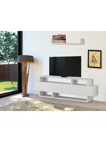 TV-bänk  - Tv-bänk Rela 125x30x42 cm, 70x20x12 cm