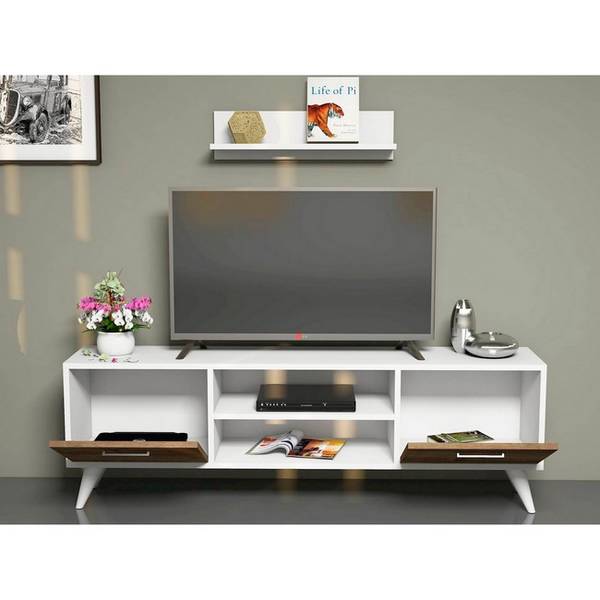 Bilde av Tv-benk Horus B120xD30xH48,6 cm, B60xD14xH16 cm - 1
