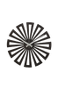 Taulu, geometrinen muotoilu, musta