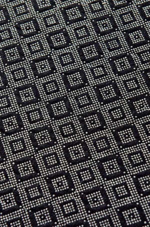 Bilde av Teppe Black patterned - 1
