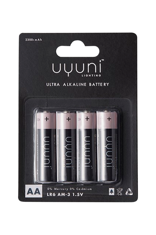 UYUNI – AA-batterier 4-pk 1,5 V 2300mAh