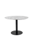 Dining Table Bolzano. Marble top with black base