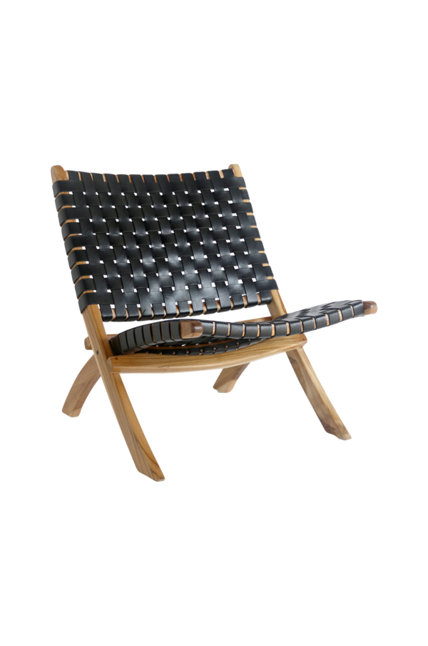 Bilde av Sammenleggbar stol Perugia. Skinn med ben i naturfarge - 1
