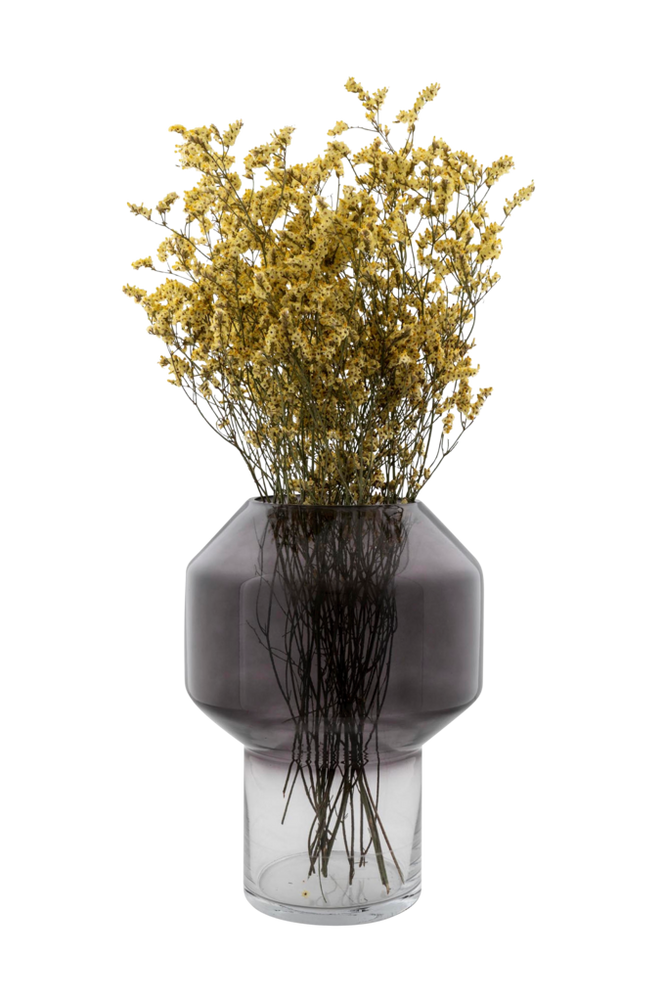 House Nordic Vase Matera. Vase av røykfarget glass