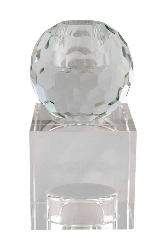 Ljushållare Torcello. Ljushållare i transparent glas