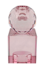 Kynttilänjalka Torcello. Kynttilänjalka vaaleanpunaista lasia