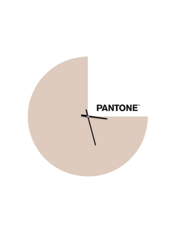 Väggklocka  - Väggklocka Slice Pantone