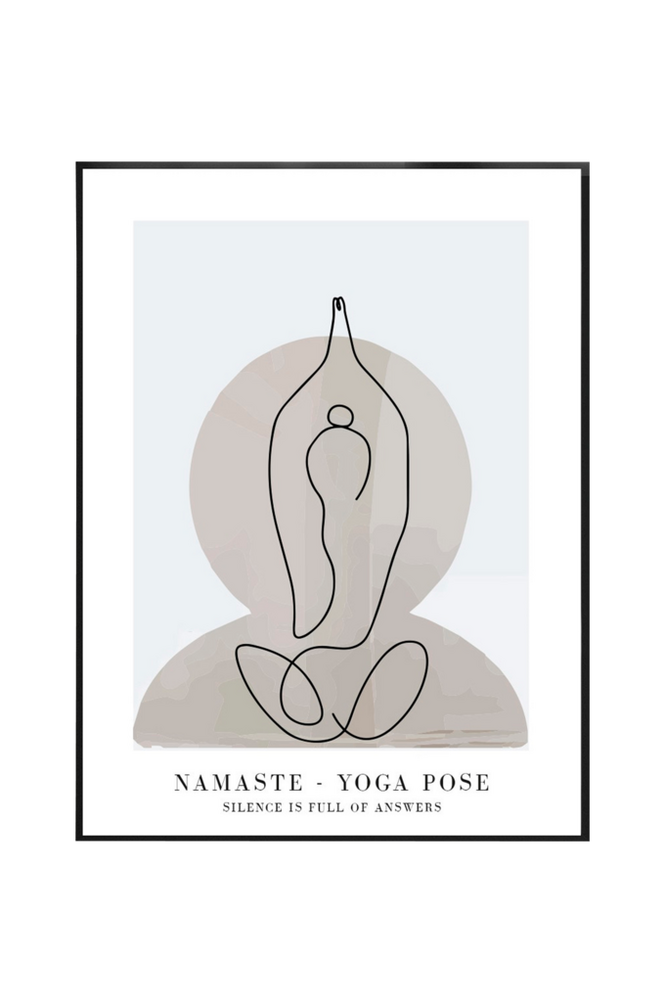 Zelected by Houze Poster Namaste 50×70 cm