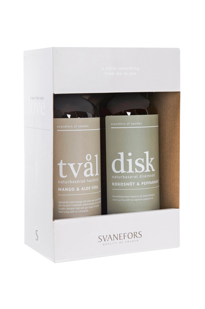 Svanefors A box with love – Disk & Tvål 500ml