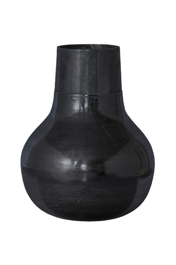 Bilde av vase svart metall Metal XL - 1
