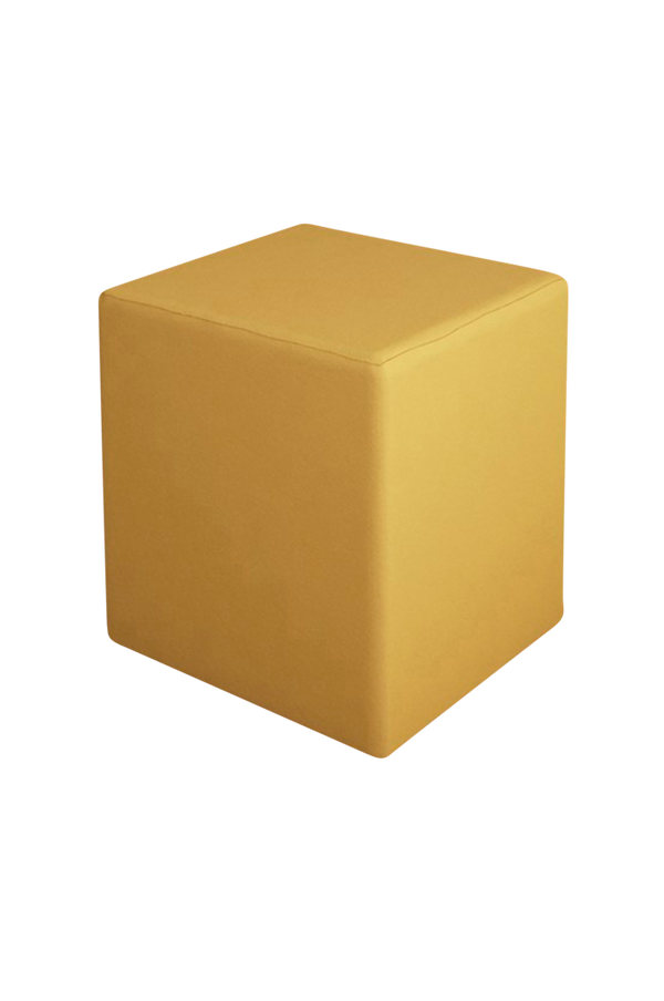 Bilde av Puff Square, gul, 34x34x37 cm - 30151
