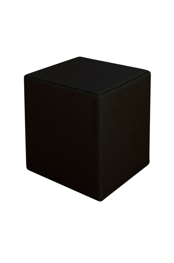 Bilde av Puff Square, svart, 34x34x37 cm - 30151
