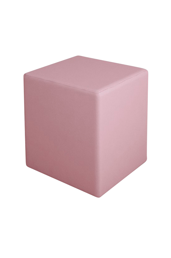 Bilde av Puff Square, rosa, 34x34x37 cm - 30151
