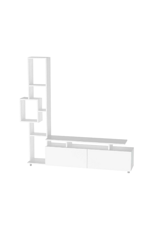 Bilde av Tv-benk Tulip, hvit, 160x29, 5x166, 7 cm - 1
