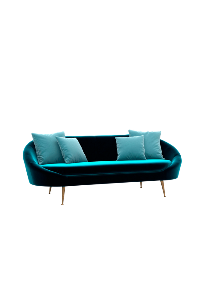 Hanah Home Sofa 3-seter Matilda – Petroleumsblå