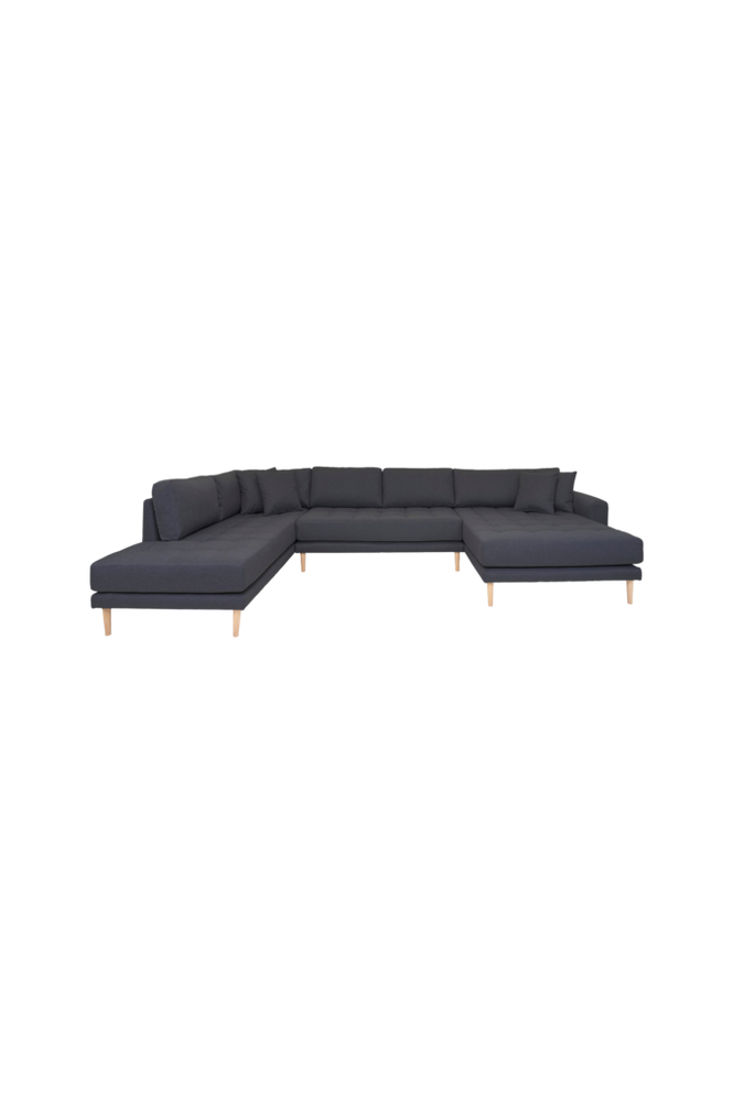 House Nordic U-soffa med open-end Lido