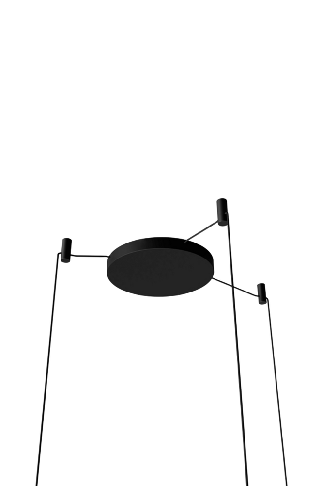 Asteria Micro Cluster 3 Taklampe 25×2,8 cm Svart