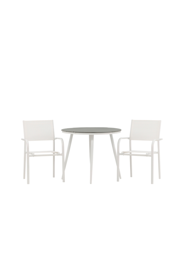 Bilde av Spisegruppe Break med 2 stk stoler Santorini - 1

