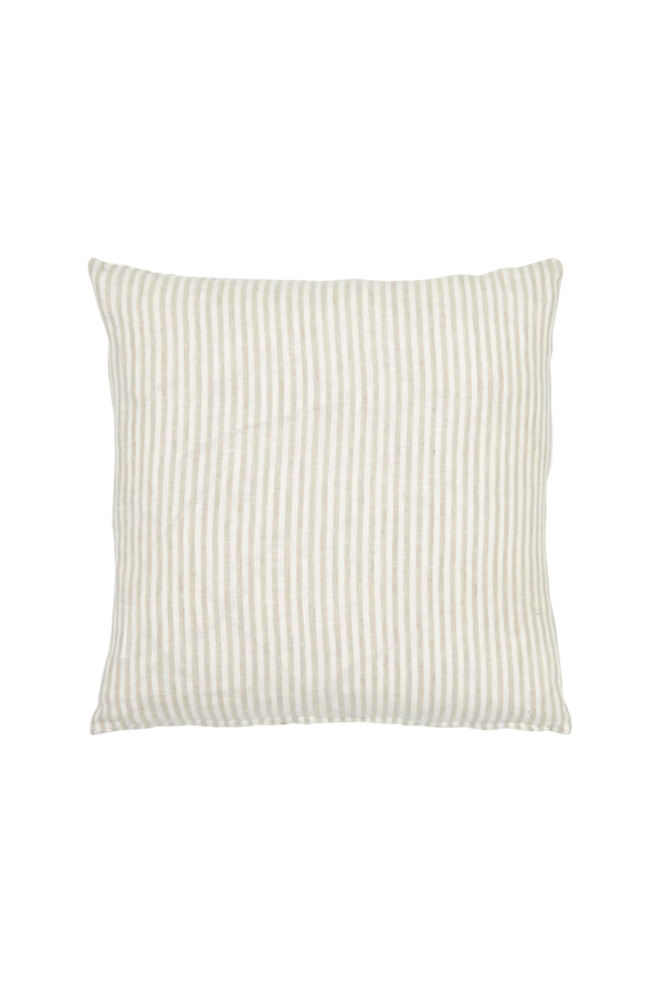 Bilde av Putetrekk Rough linen stripe 45x45 cm - 1
