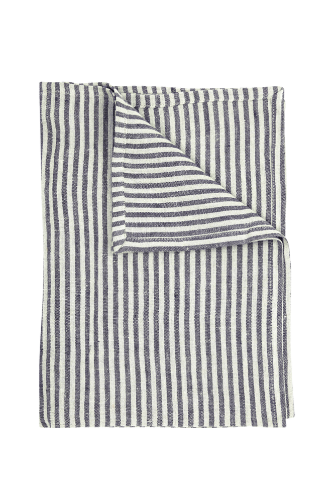 Boel & Jan Duk Rough linen stripe 85×85 cm