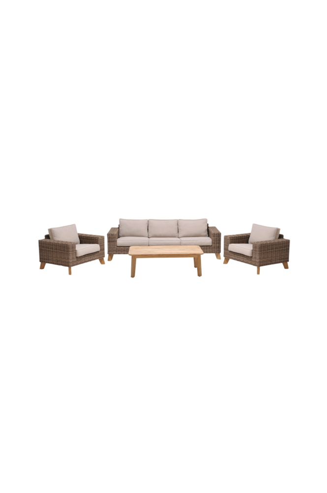 Sett klassisk BAHAMAS (bord 2 lenestoler sofa)