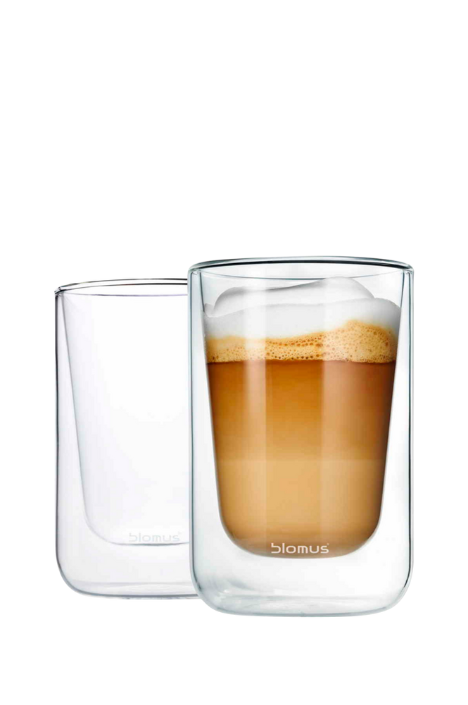 blomus Cappuccinoglas Nero 250 ml 2 pack