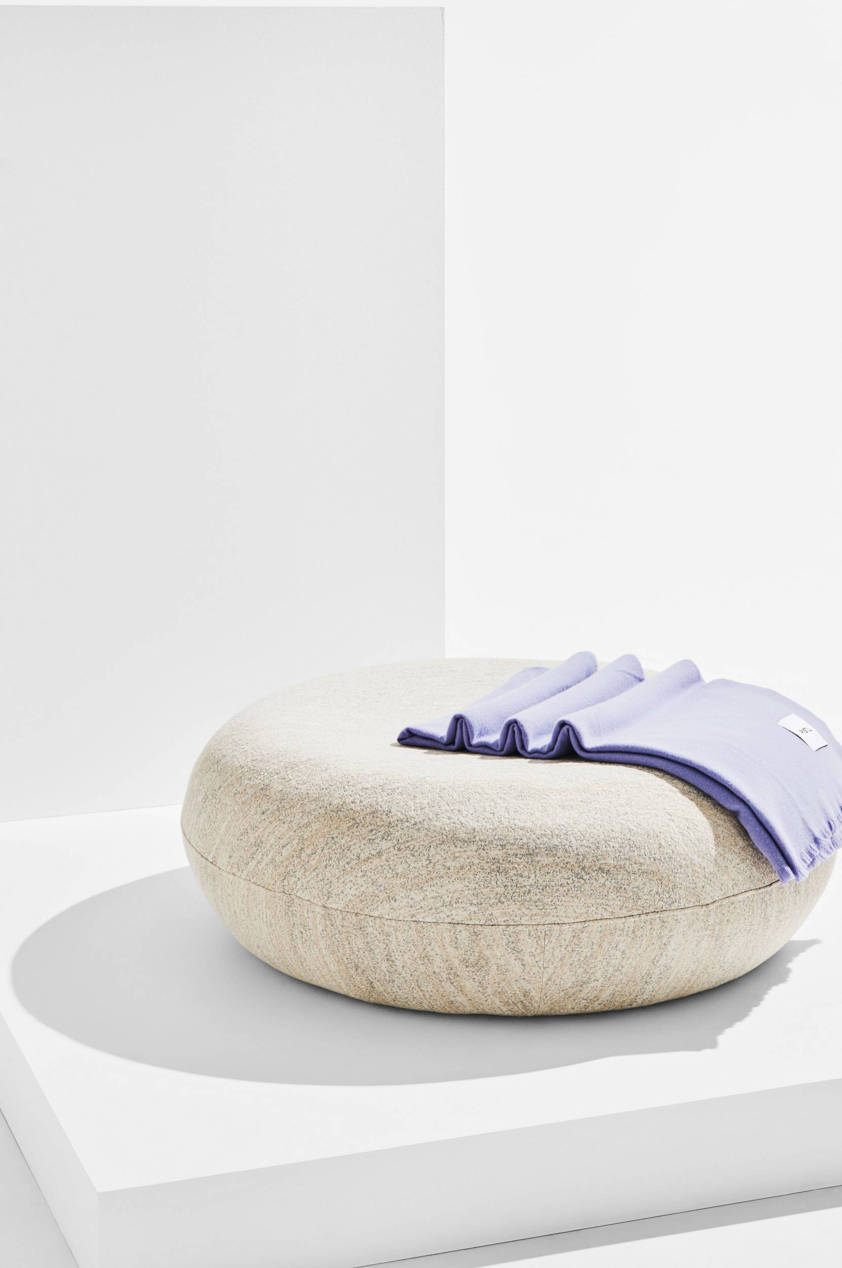 Pastill - Jade puff ø 100 cm - Beige