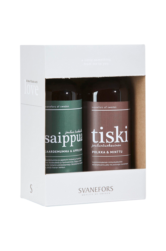 Svanefors A box with love Tiski & Saippua Joulu