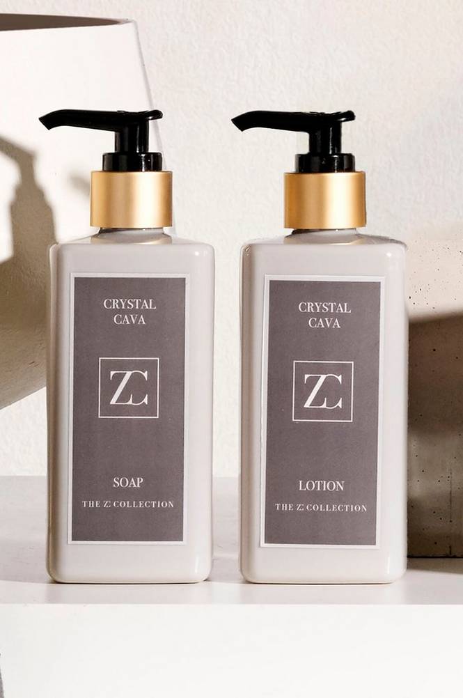 Tvål och Lotion Crystal Cava The Z Collection 2-pack