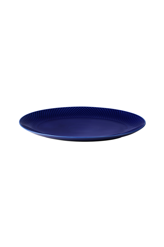 Lyngby Porcelæn Oval serveringsfat Rhombe Color 35×26.5