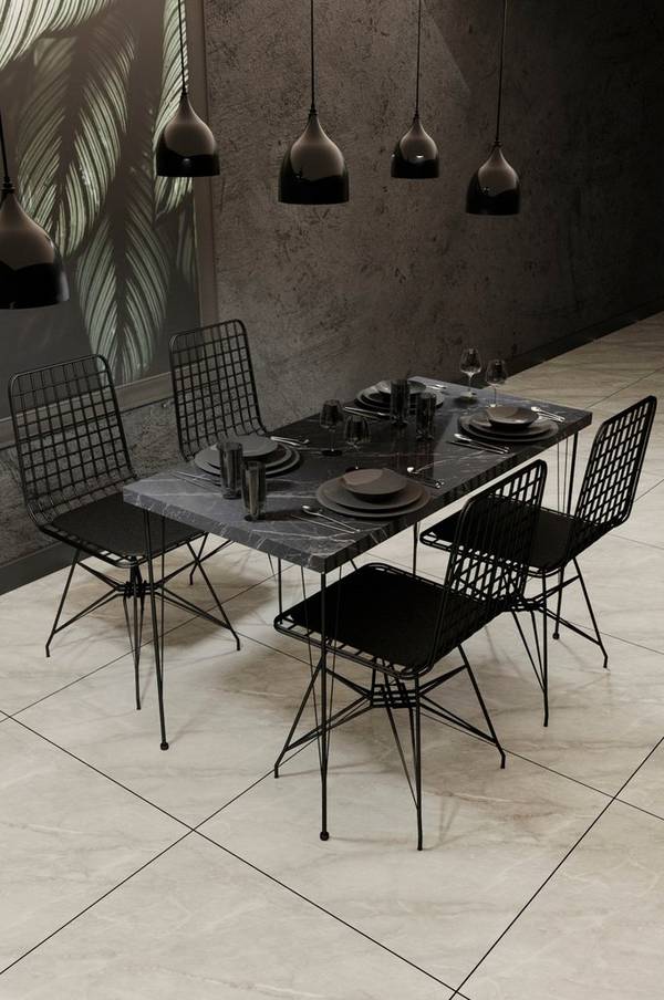 Bilde av Sett med bord og stoler (5 deler) Dragon - 1

