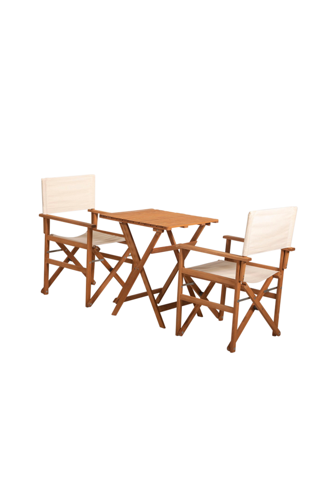 Hagesett med bord og stoler (3 deler) Miya 016