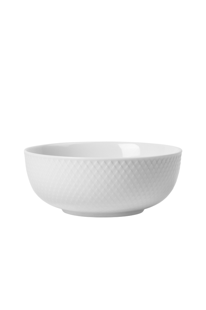 Lyngby Porcelæn Skål Rhombe diameter 15,5 cm