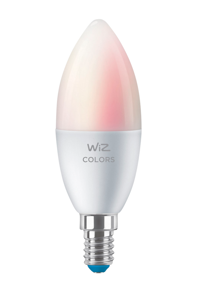 WiZ WiFi Smart LED E14 Kron 40W Farge