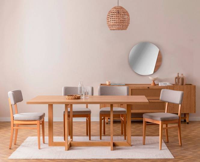 Set med bord och stolar (5 delar) – Alten