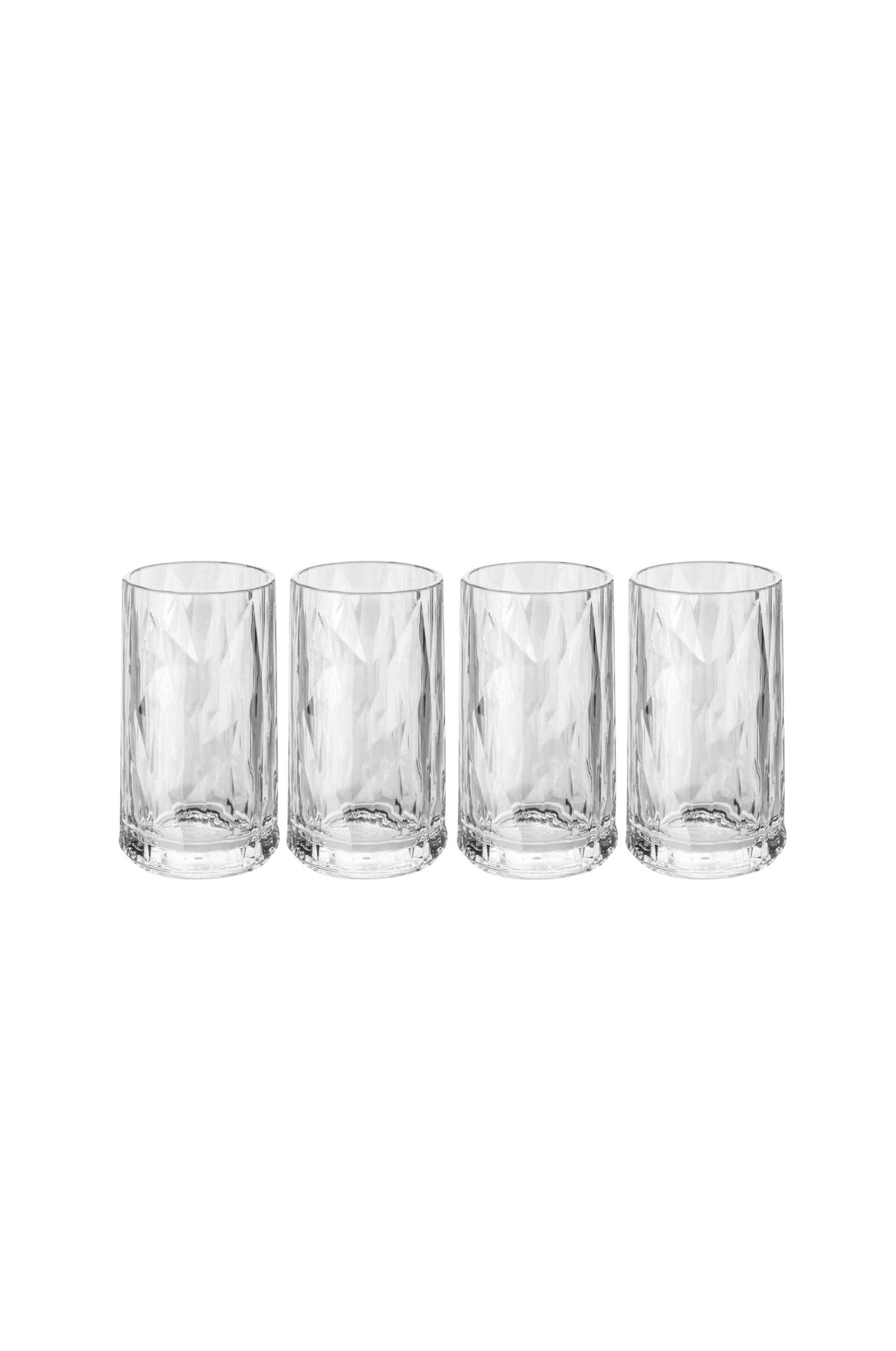 Koziol - Snapsglas/Shotglas 4-pack Club No. 7 40 ml - Transparent