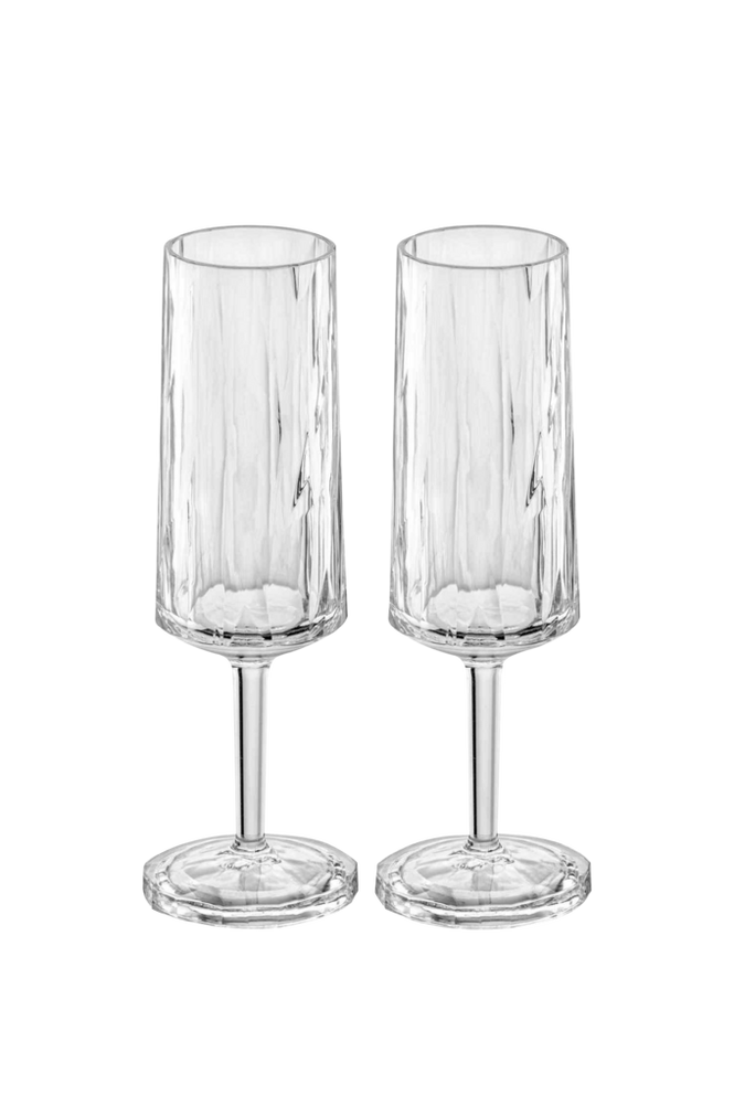 Koziol Champagneglas 2-pack Club No. 14 100 ml