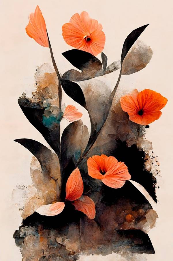Bilde av Poster Coral Flowers - 1

