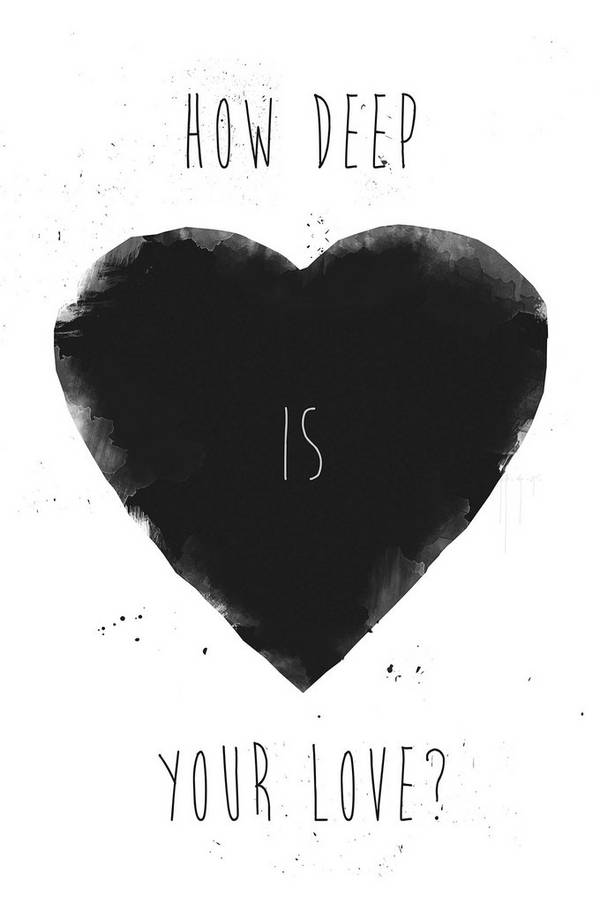 Bilde av Poster How Deep Is Your Love - 1

